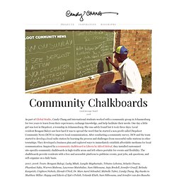 Community Chalkboards