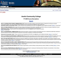 Austin Community College Course Catalog 37