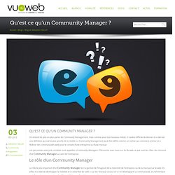 Community Manager conseils et missions