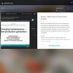 Ossoil – Open Source Community Enabler