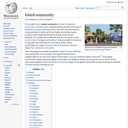 Gated community