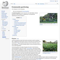 Community Gardening Wiki