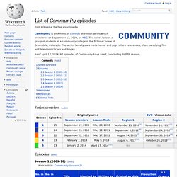 List of Community episodes