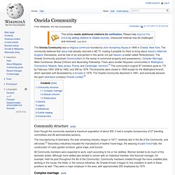 Oneida Community