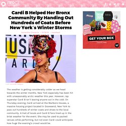 Cardi B Helped Her Bronx Community By Handing Out Hundreds of Coats Before New York's Winter Storms - Fierce