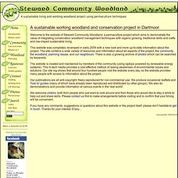 Steward Community Woodland - An introduction to the website