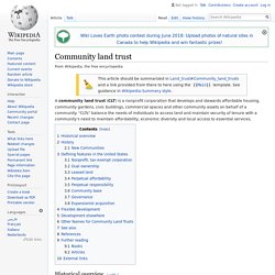 Community land trust