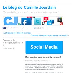 09/2010 Community Manager, qui es-tu ?