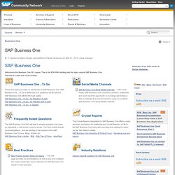 Business One - SAP Business One