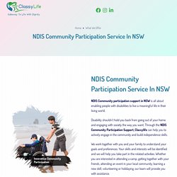 NDIS Community Participation Service in NSW, Central Coast, Hunter