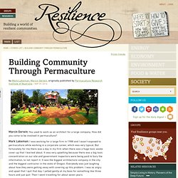 Building Community Through Permaculture