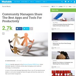 Community Managers Share The Best Apps and Tools For Productivity