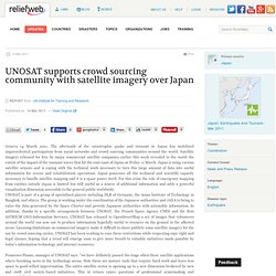 UNOSAT supports crowd sourcing community