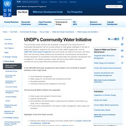 Community Water Initiative