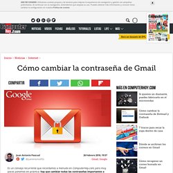 Cómo cambiar la contraseña de Gmail