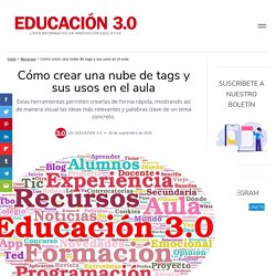 Cómo crear una nube de tags y sus usos en el aula