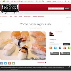 Cómo hacer nigiri-sushi