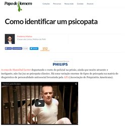 Como identificar um psicopata