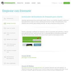 Introducción a Evernote