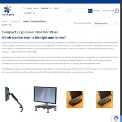 Ergonomic Monitor Riser Online