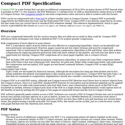 Compact PDF Specification - Iceweasel
