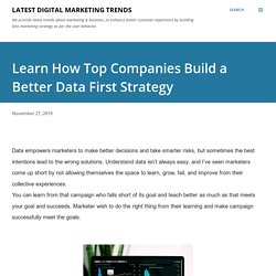 Learn How Top Companies Build a Better Data First Strategy