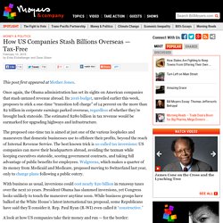 How US Companies Stash Billions Overseas — Tax-Free