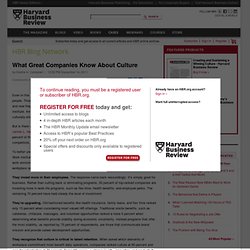 What Great Companies Know About Culture - Deidre H. Campbell