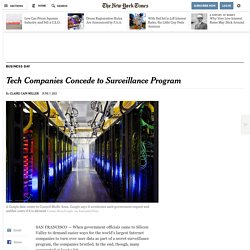Tech Companies Concede to Surveillance Program
