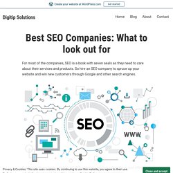 Best SEO Companies: What to look out for – Digitip Solutions