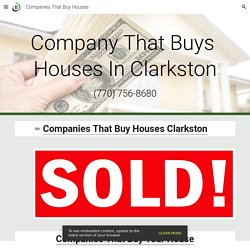 Companies That Buy Houses - Companies That Buy Houses Clarkston GA
