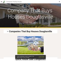 Companies That Buy Houses - Companies That Buy Houses Douglasville GA