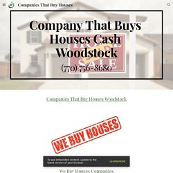 Companies That Buy Houses - Companies That Buy Houses Woodstock