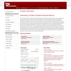 The TJX Companies, Inc. - Investor Relations - Investor Information