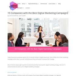 15 Companies with the Best Digital Marketing Campaigns