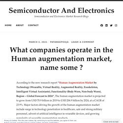 What companies operate in the Human augmentation market, name some ?