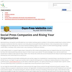 social-media-services - Social Press Companies and Rising Your Organization