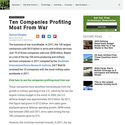 Companies That Profit The Most From War