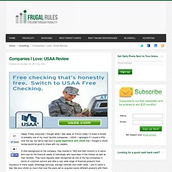 Companies I Love: USAA Review