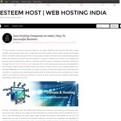 Java Hosting Companies In India