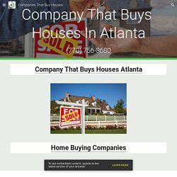 Companies That Buy Houses - Companies That Buy Houses Atlanta