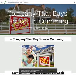 Companies That Buy Houses - Companies That Buy Houses Cumming GA