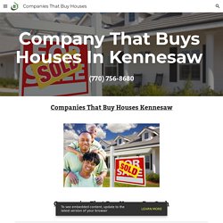 Companies That Buy Houses - Companies That Buy Houses Kennesaw GA