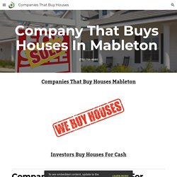 Companies That Buy Houses - Companies That Buy Houses Mableton GA