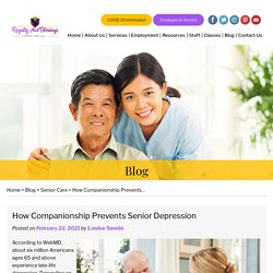 How Companionship Prevents Senior Depression