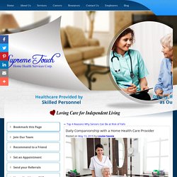 Daily Companionship with a Home Health Care Provider