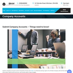 Submit Company Accounts