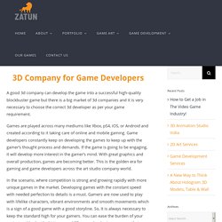 3D Company for Game Developers!