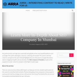 Learn More In-Depth About SEO Company In Mumbai