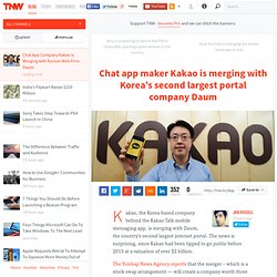 Chat App Company Kakao is Merging with Korean Web Firm Daum